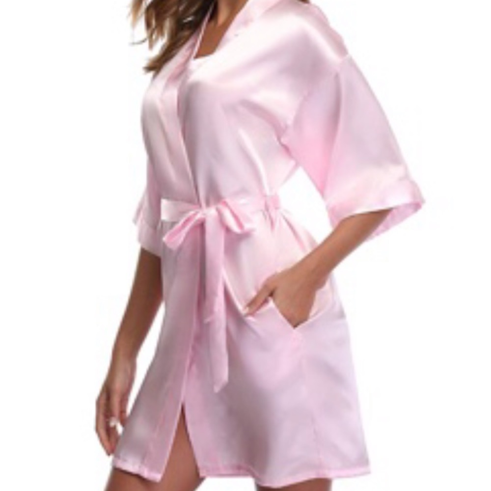 Pink robe